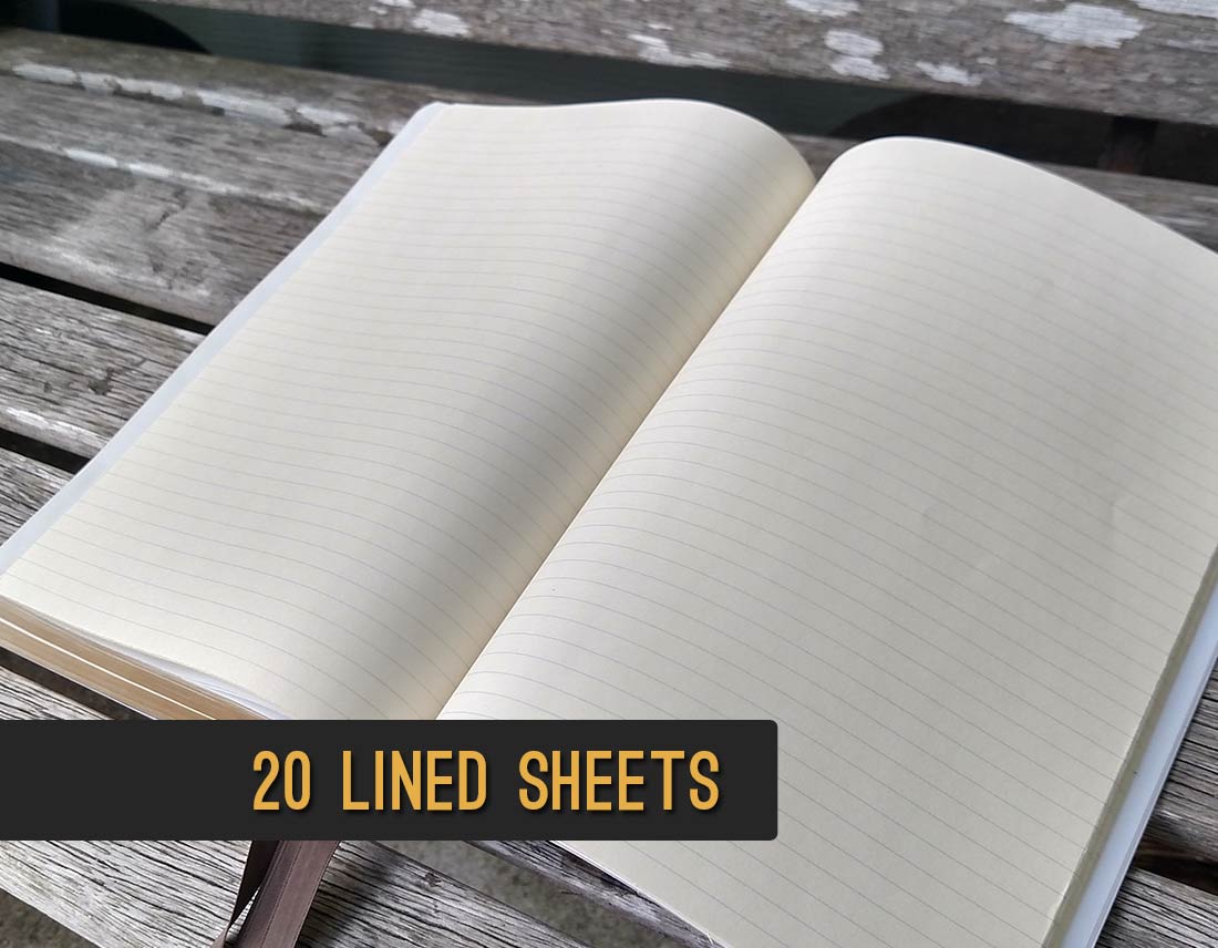 Add lined sheets for your bible notes