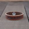 Genuine Leather Bracelet - Jesus is Lord