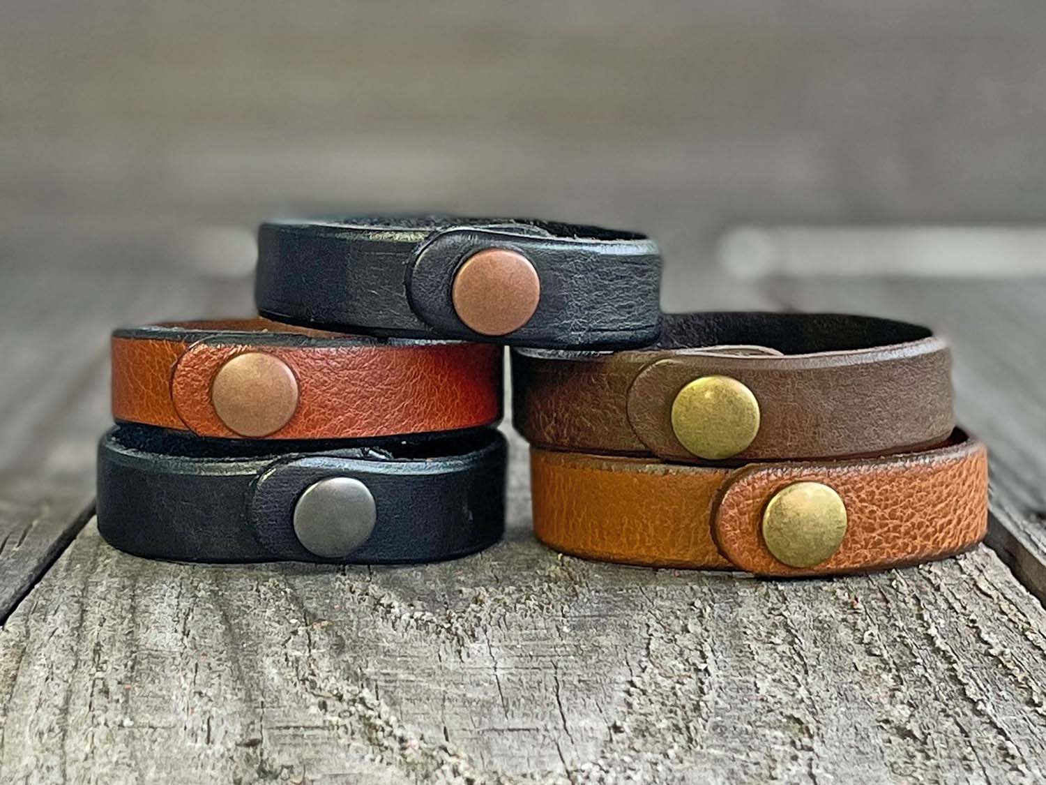 Little Star Dan- Mens Brown Leather Bracelet - Jewellery from WILCOX AND  CARTER JEWELLERS UK