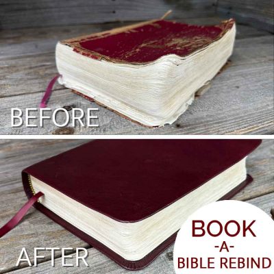 Book-A-Bible Rebind Slot
