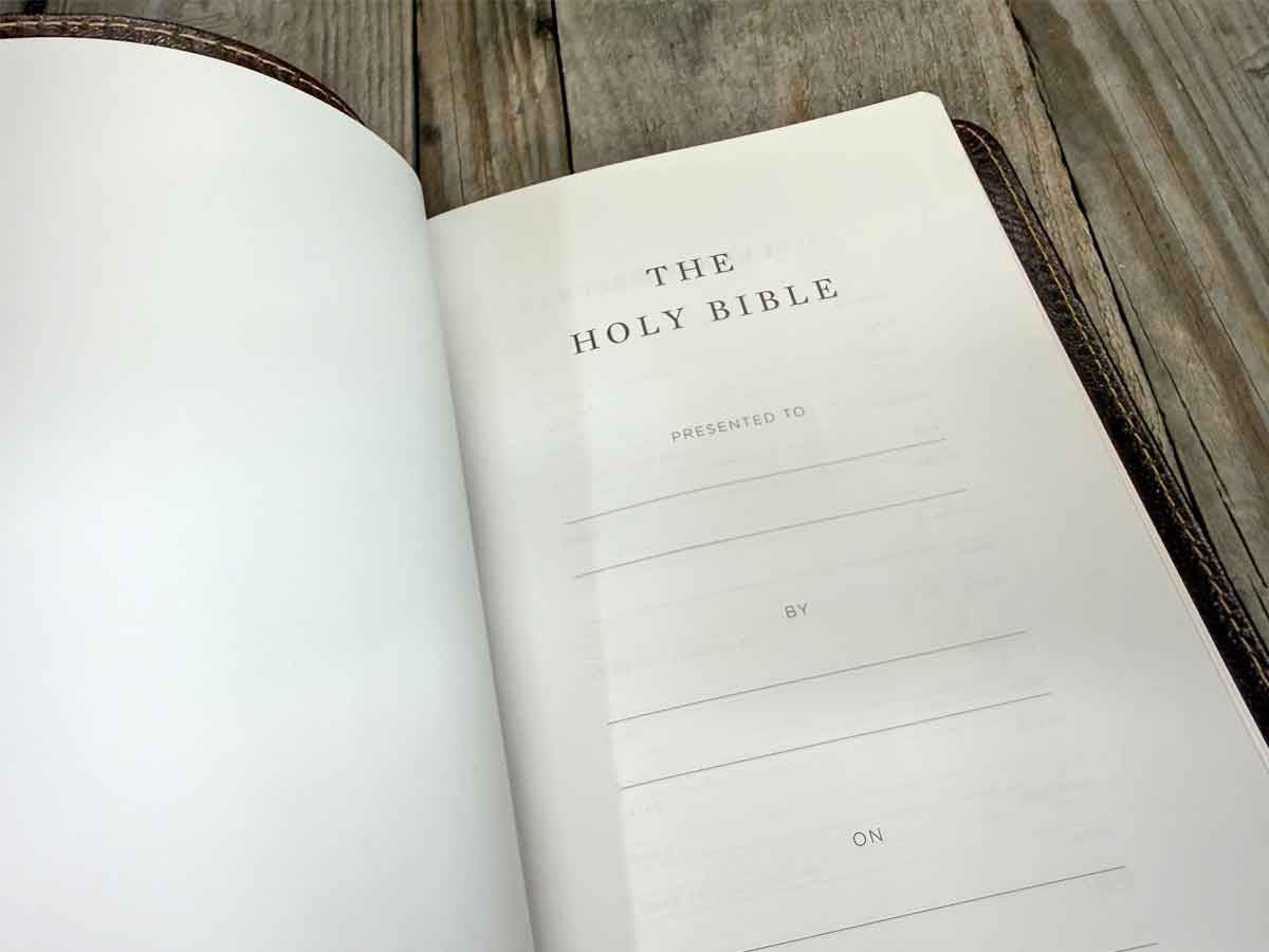 ESV Heirloom, Omega Edition, Thinline Reference Edition - Mocha English Goatskin w/ Matching Journal - Image 8
